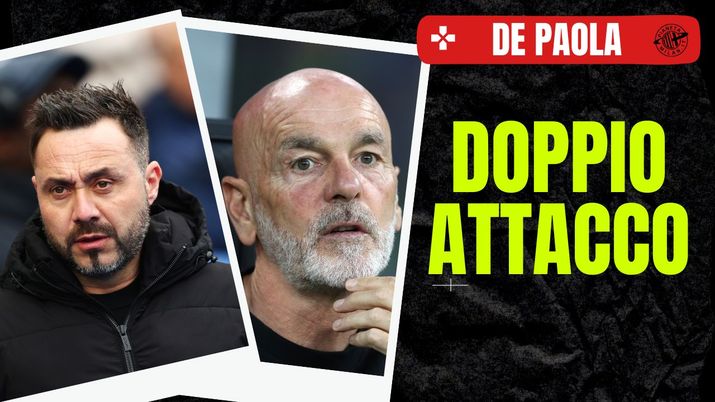 Panchina AC Milan Pioli De Zerbi