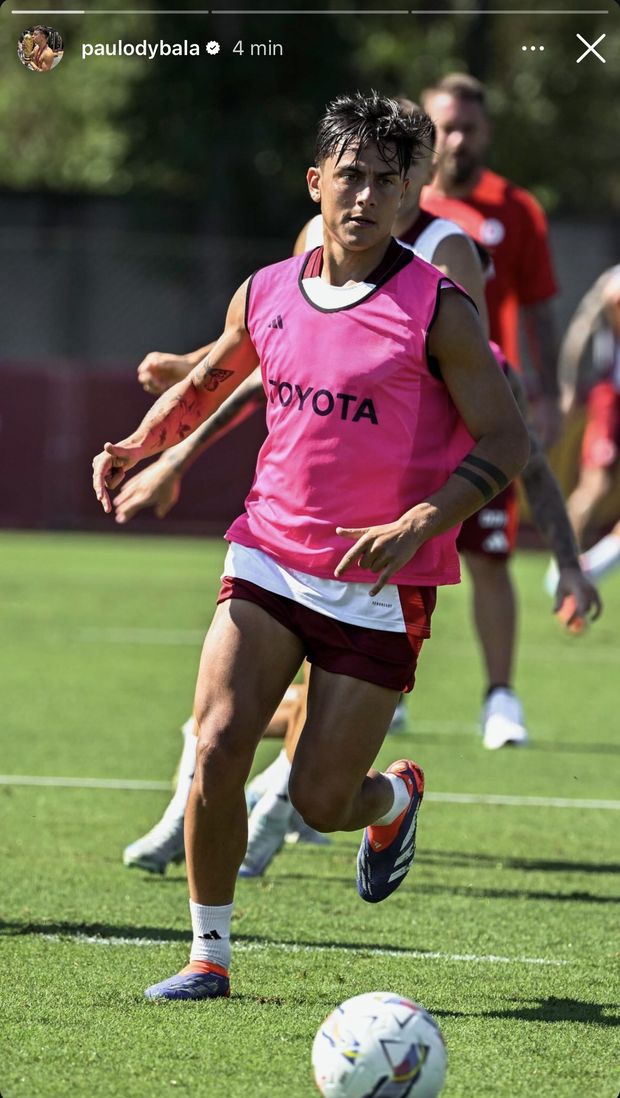 Dybala, segnali social: su Instagram pubblica tre foto dell’allenamento con la Roma- immagine 2