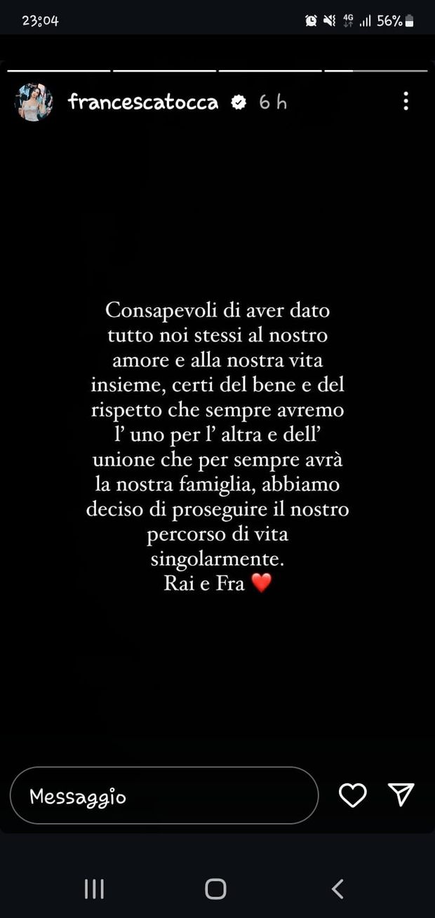 Tv, matrimonio finito tra Raimondo Todaro e Francesca Tocca- immagine 3