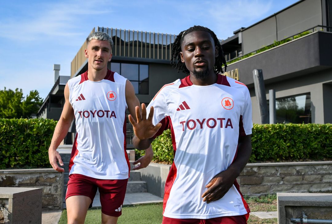 Trigoria, rifinitura in vista della Juventus – FOTO GALLERY - immagine 4