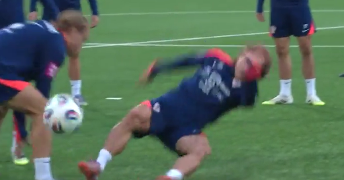 Modric, che grinta in allenamento! Entra così in scivolata nel torello | VIDEO