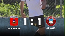 FCINTER1908 – Altarese, pareggio casalingo nel derby con il Cengio: 1-1 teso ma giusto