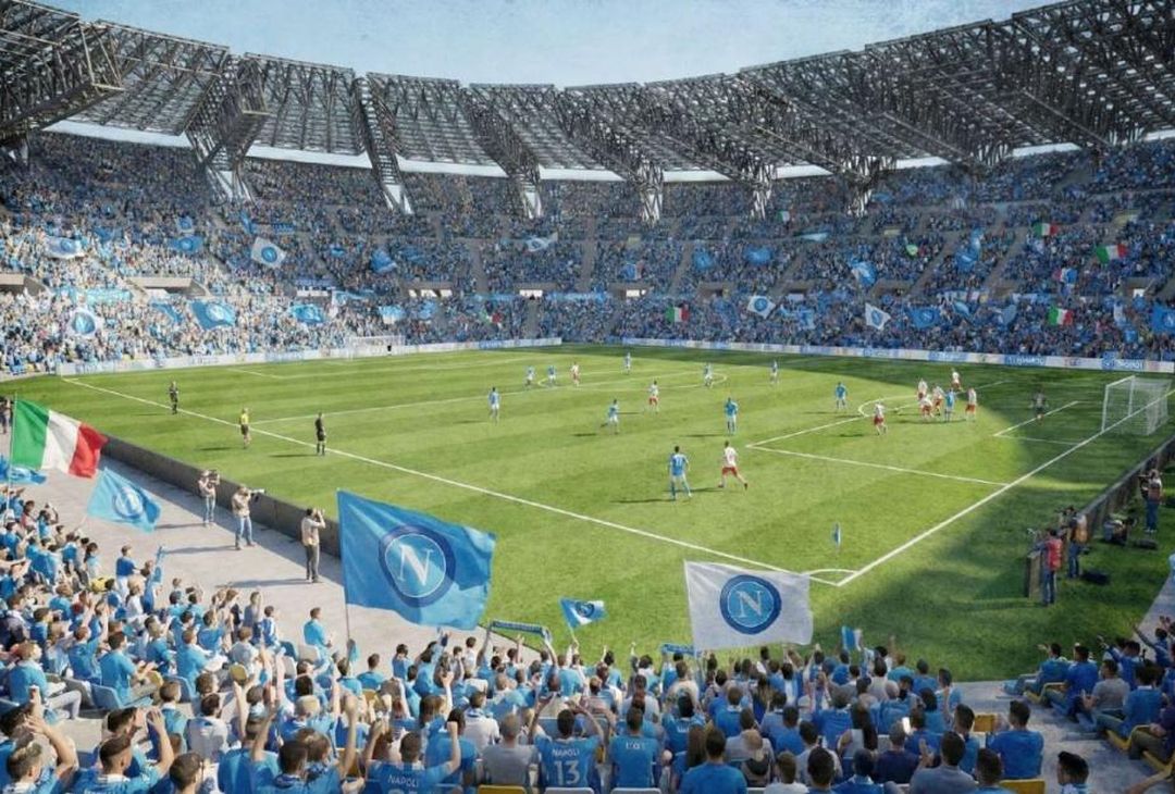 Nuovo Stadio Maradona, riaprirà il terzo anello: le foto del progetto GALLERY- immagine 1