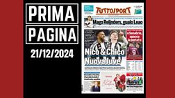 Prima pagina Tuttosport: Milan, mago Reijnders, guaio Leao