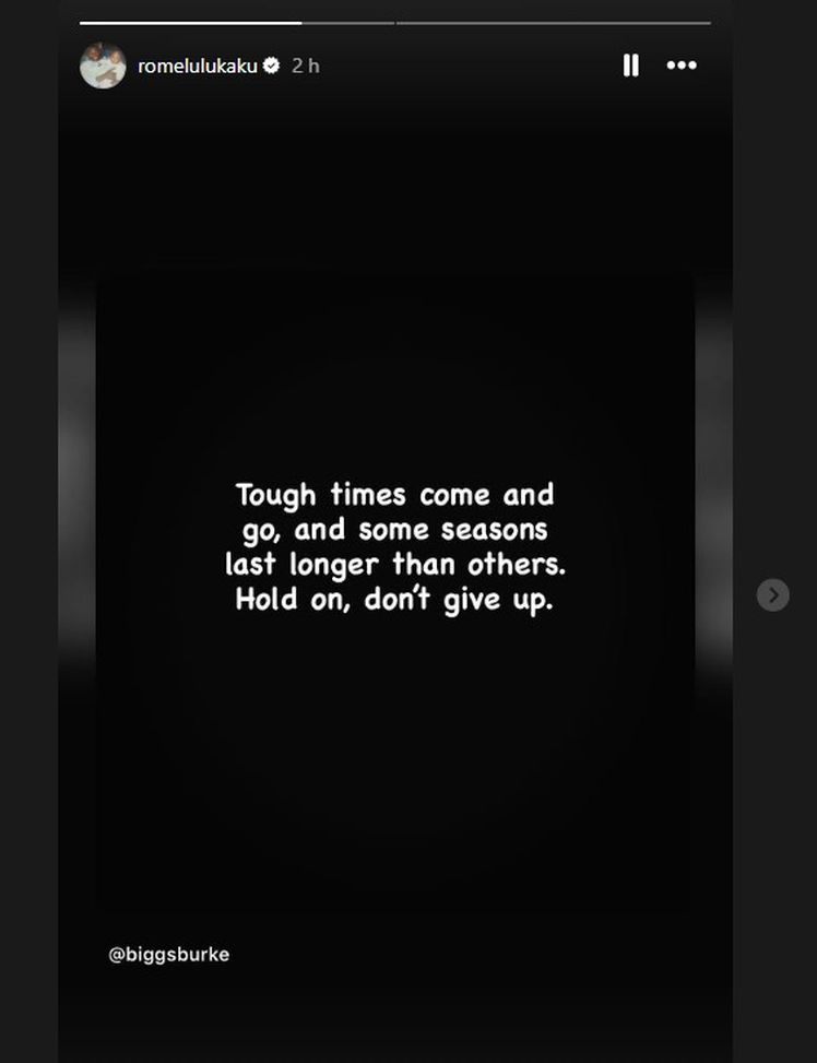 Lukaku si sfoga sui social: “Non mi sto divertendo. I momenti brutti..”- immagine 3