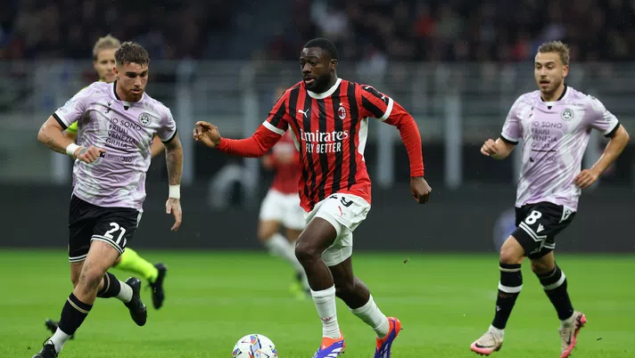 Youssouf Fofana AC Milan Milan-Udinese 1-0 Serie A 2024-2025