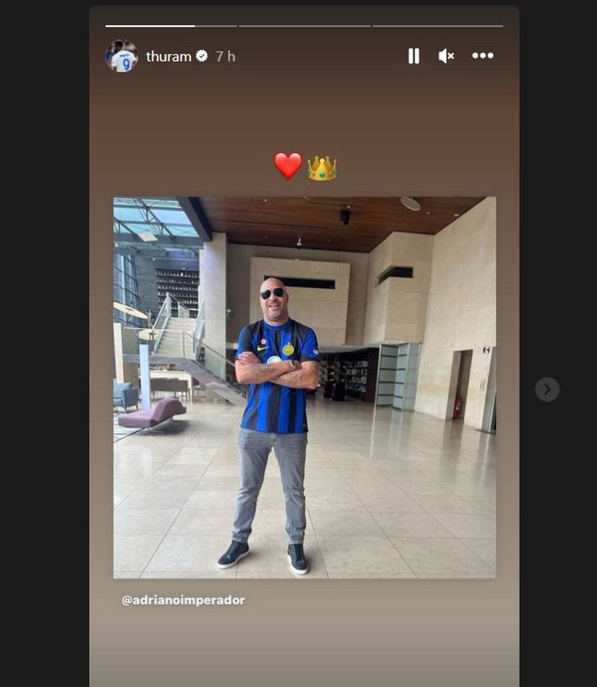 Thuram, il suo idolo in maglia nerazzurra e lui riposta la foto- immagine 3