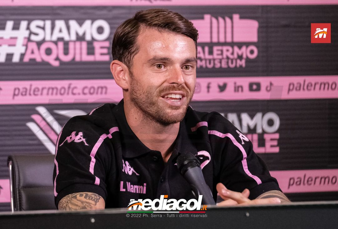 FOTO RITIRO PALERMO, Matteo Brunori in conferenza stampa (Gallery) - immagine 35