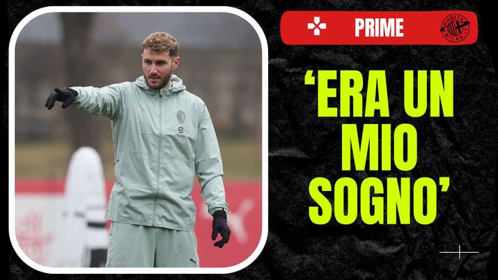 Santiago Giménez AC Milan allenamento Milanello