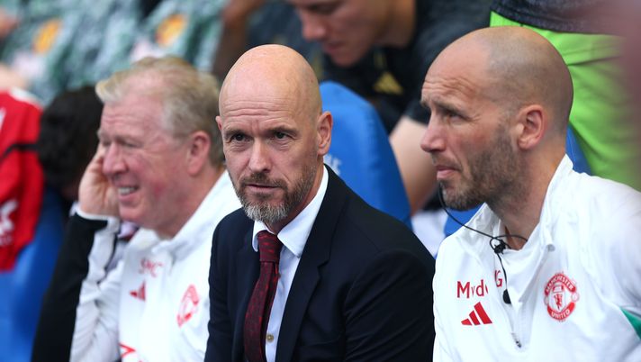Il tecnico olandese dello United Ten Hag. (Photo by Charlie Crowhurst/Getty Images) Ten Hag