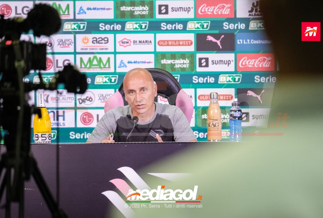 FOTO PALERMO, verso il Lecco: Eugenio Corini in conferenza stampa (GALLERY) - immagine 14