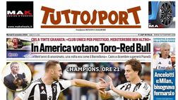 PRIMA PAGINA TUTTOSPORT OGGI: “Ancelotti: “Milan, bisognava fermarsi”