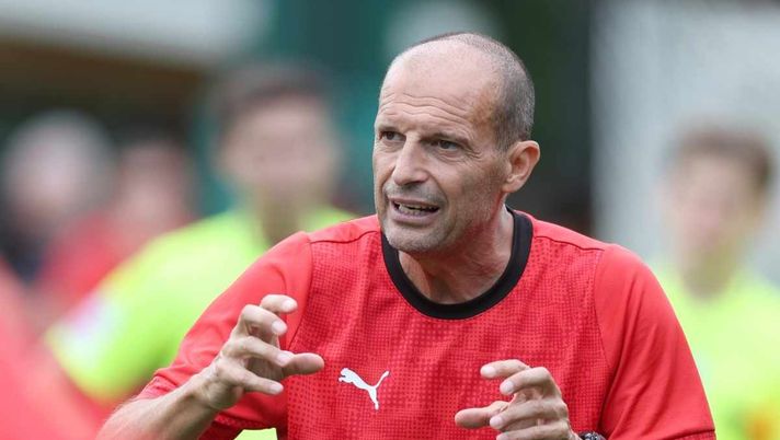 Massimiliano Allegri AC Milan allenamento Milanello
