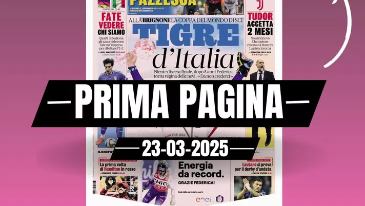 Prima pagina Gazzetta dello Sport: 'Lautaro ci prova per il derby d'andata'