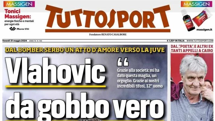 PRIMA PAGINA TUTTOSPORT OGGI: “L’Inter punta Buongiorno” - immagine 1