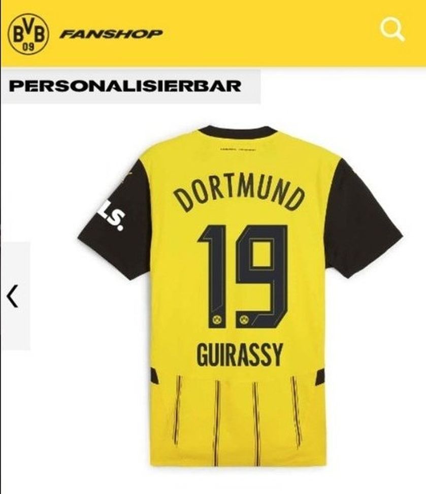 Dortmund, Guirassy cambia numero di maglia e risarcisce i tifosi