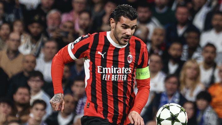 Theo Hernández AC Milan Real Madrid-Milan 1-3 Champions League 2024-2025