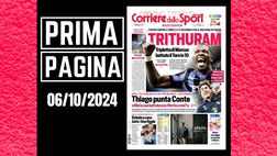 Prima pagina Corriere dello Sport: “TriThuram, Inter soffre e vince 3-2”