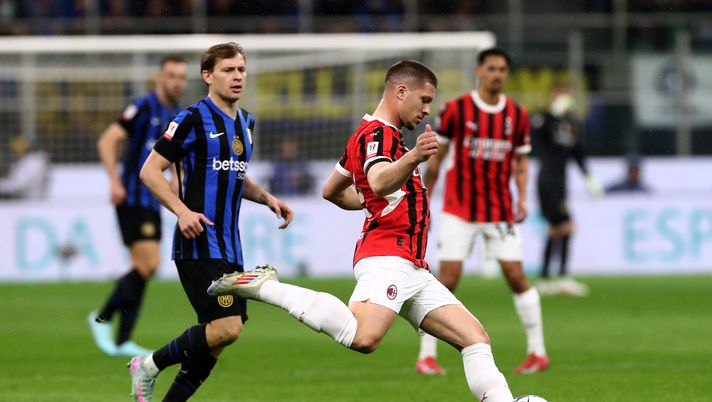 Luka Jovic derby Inter-Milan Coppa Italia 2024-25