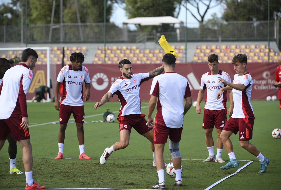 Trigoria, la ripresa degli allenamenti in vista della Dinamo Kiev – FOTO GALLERY - immagine 7