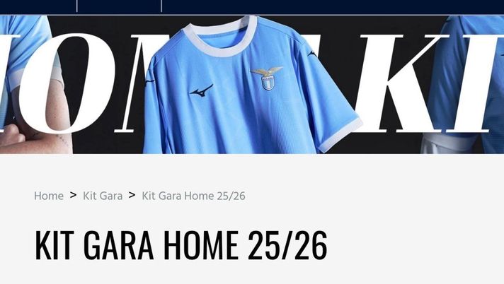 Lazio, sorpresa rovinata: la maglia compare online prima del tempo – FOTO - immagine 1