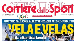 PRIMA PAGINA CORRIERE DELLO SPORT OGGI: “Napoli: Lukaku con Osi!”