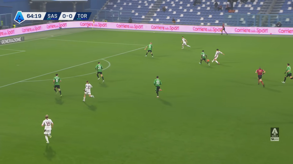 Sassuolo-Torino 0-1, l’analisi del gol: perfetta la finta di Simeone per il rigore- immagine 3