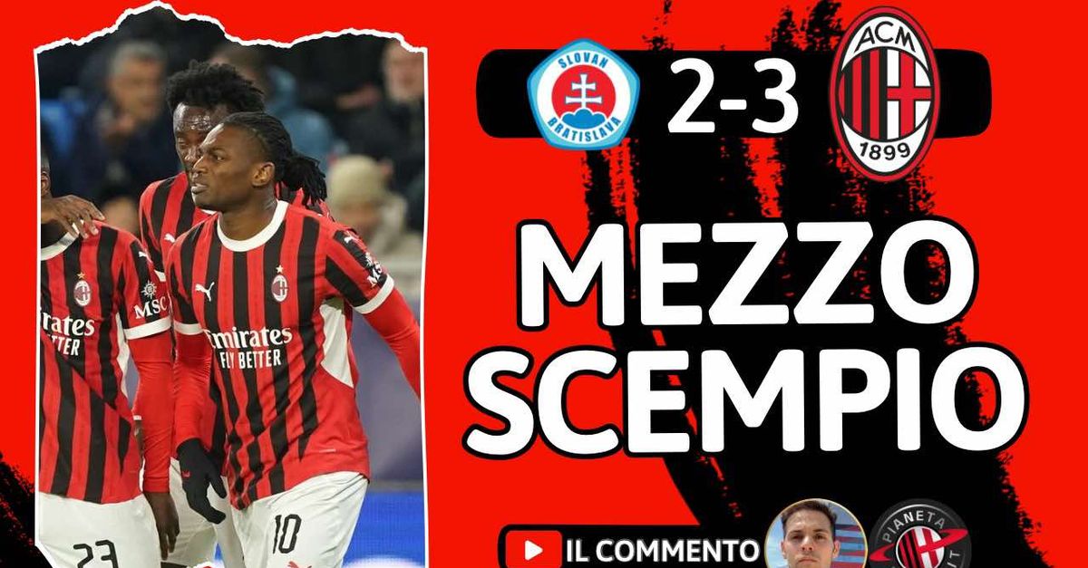 Slovan Bratislava Milan 2 3, Fonseca da esonero. Ci salvano Leao e Abraham