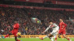 Il Manchester United ferma il Liverpool: ad Anfield termina 2-2