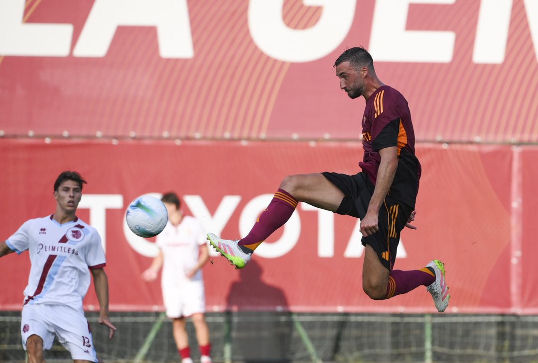 Roma-Trastevere, le immagini della prima amichevole di Gasperini – FOTO GALLERY - immagine 10