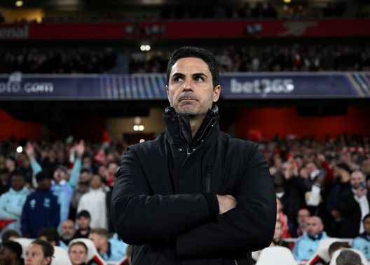 Mikel Arteta, allenatore dell'Arsenal, osserva prima della partita di andata dei quarti di finale di UEFA Champions League 2024/25 tra Arsenal FC e Real Madrid C.F. all'Emirates Stadium, l'8 aprile 2025 a Londra, Inghilterra. (Foto di Shaun Botterill/Getty Images)Chiedi a ChatGPT Arsenal, Arteta rompe il silenzio sulla rottura con Thomas Partey: “Il club è stato chiaro”- immagine 2