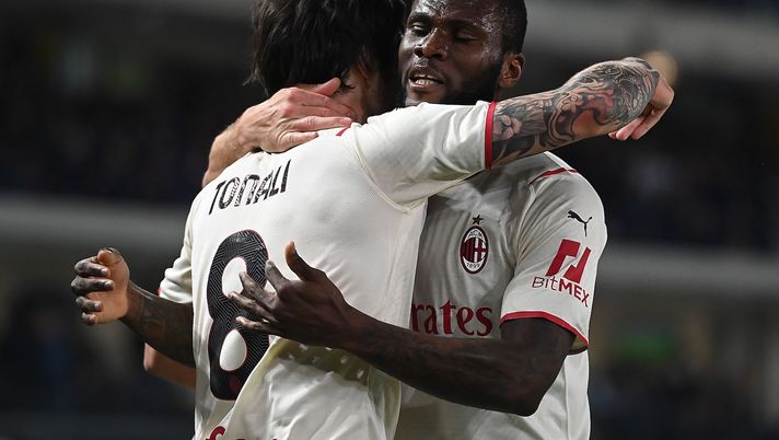 Tonali Kessié AC Milan Verona-Milan 1-3 Serie A 2021-2022