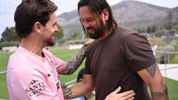 Amauri assiste all’allenamento del Palermo a Torretta: “Rimango qui un’altra settimana per Palermo-Bari”