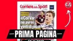 Prima pagina Corriere dello Sport: “Allegri vuole quota 100 con il Milan”