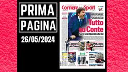 Prima pagina Corriere dello Sport: Milan, Pioli pieno di emozioni. Conte…