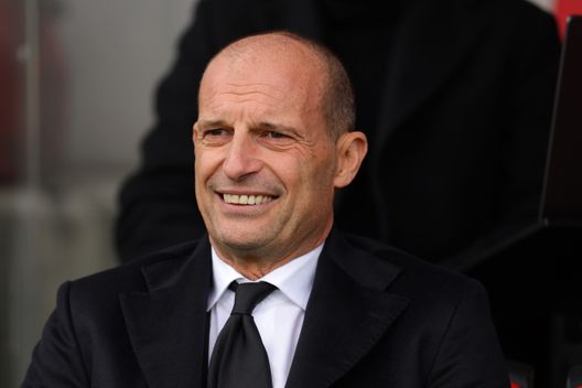 CREMONA, ITALY - MARCH 01: Massimiliano Allegri Head Coach of AC Milan looks on prior to the Serie A match between US Cremonese and AC Milan at Stadio Giovanni Zini on March 01, 2026 in Cremona, Italy. (Photo by Francesco Scaccianoce/Getty Images)