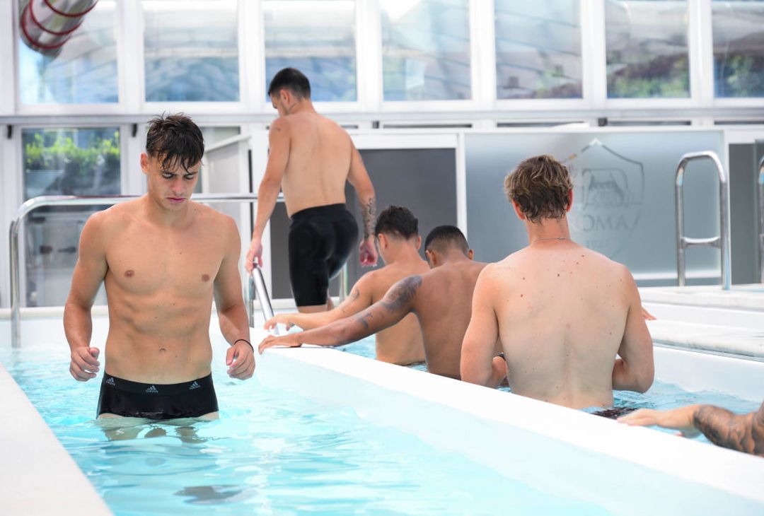 Roma, continua il ritiro: scarico dopo l’amichevole contro il Latina – FOTO GALLERY - immagine 48