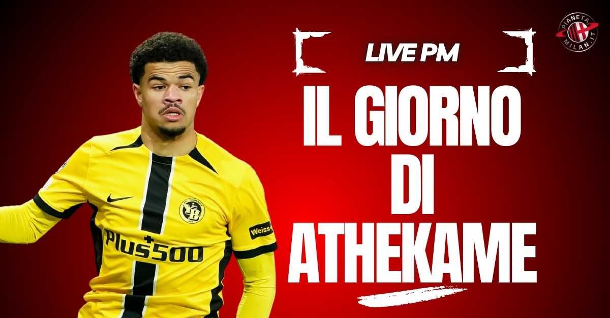 calciomercato milan 232 il giorno di athekame visite e firma live news