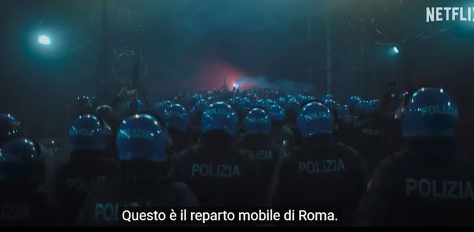 Screen dal trailer ufficiale di Netflix  Su Netflix dal 15 gennaio arriva Acab, la serie. Giallini: “Ogni conflitto è guerra tra poveri”- immagine 2