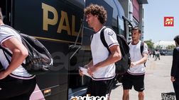 FOTO Palermo, Brunori e compagni in partenza per Chiavari: la gallery