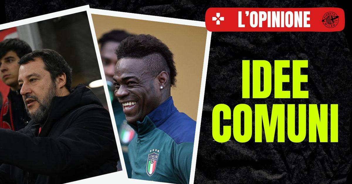 Ex Milan, Balotelli a sorpresa: “Abbiamo molte idee in comune con Salvini”