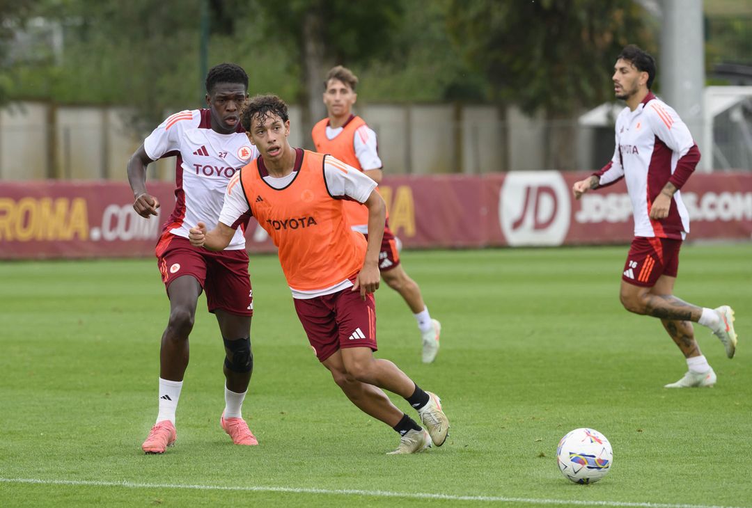 Trigoria, l’allenamento a tre giorni dalla gara con il Torino – FOTO GALLERY - immagine 29