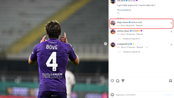 Bove su instagram: “Il 4, il 52, il cerchio della vita”. E l’agente punge…