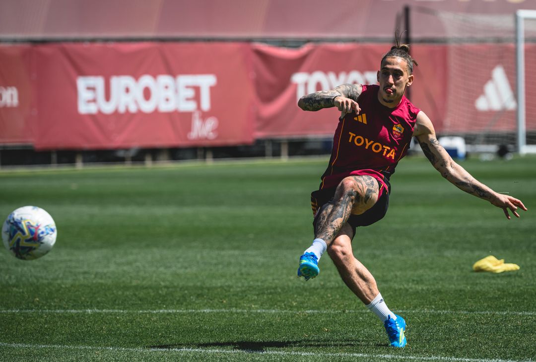 Trigoria, la seduta di allenamento a due giorni dall’Atalanta – FOTO GALLERY - immagine 16