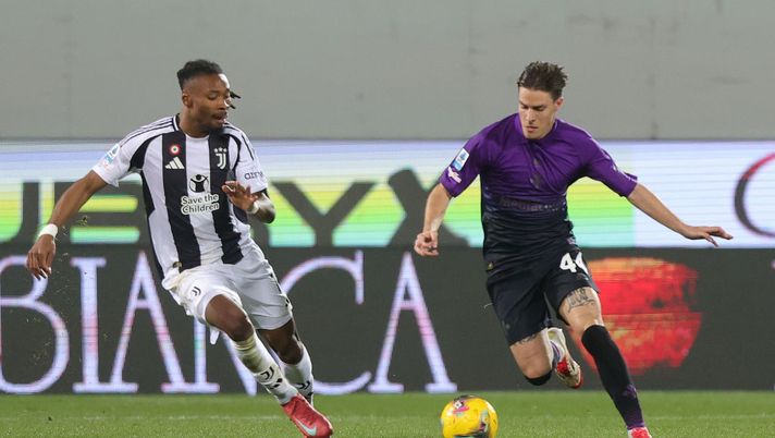 FLORENCE, ITALY - MARCH 16: Nicolò Fagioli of ACF Fiorentina in action during the Serie A match between Fiorentina and Juventus at Stadio Artemio Franchi on March 16, 2025 in Florence, Italy. (Photo by Gabriele Maltinti/Getty Images) Fiorentina-Juventus, dove vedere l’anticipo in tv e streaming LIVE - immagine 1