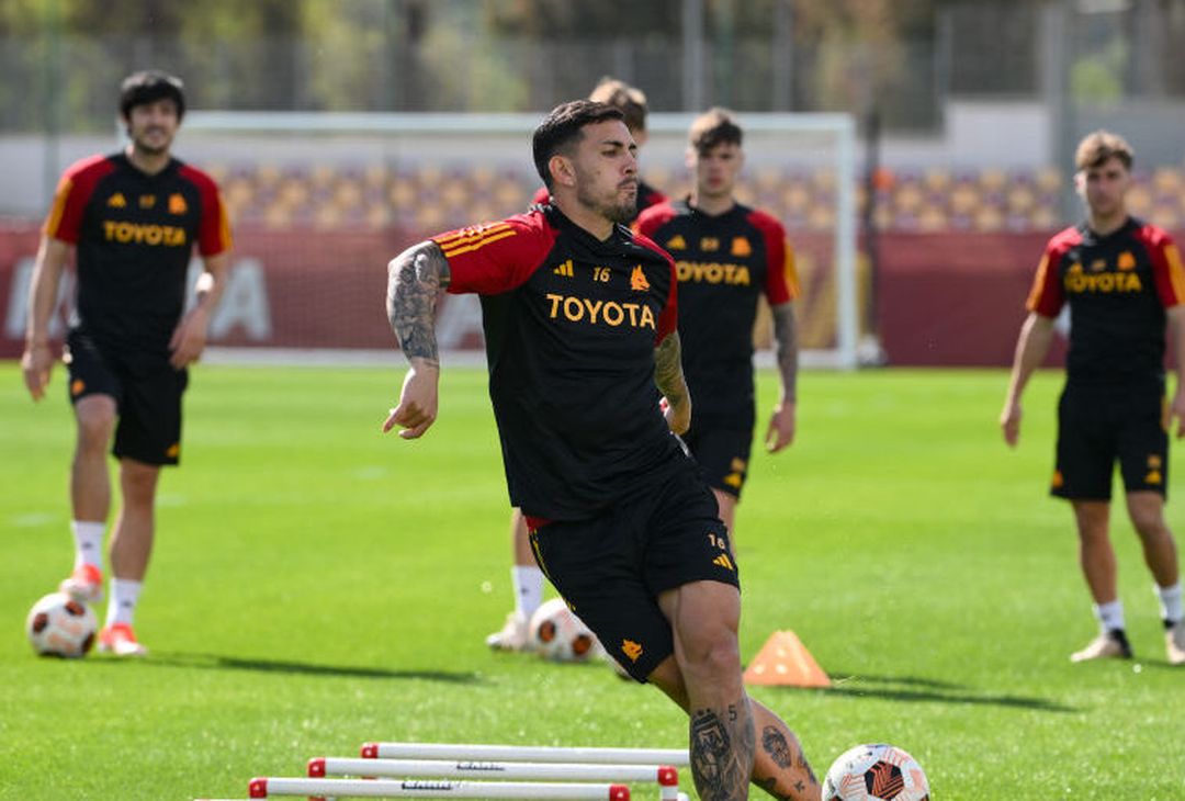 Roma, giornata di vigilia: la rifinitura a Trigoria – FOTO GALLERY - immagine 17