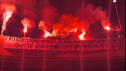 Roma, sale la tensione: nuovo striscione contro i Friedkin