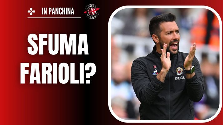 Panchina Milan - Francesco Farioli