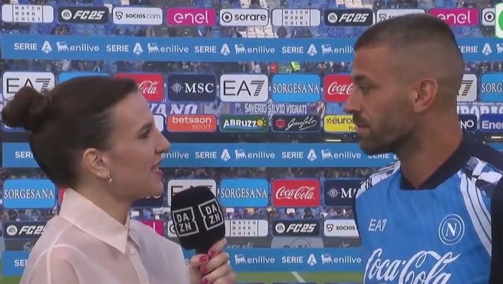 Spinazzola nel pre-partita