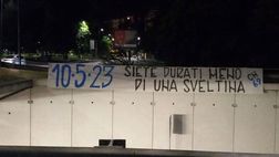 Derby, la Nord replica alla Sud: “Durati meno di una sveltina, avevate prenotato con Pellegatti”